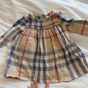 Burberry Baby Checkered Dress with bloomers